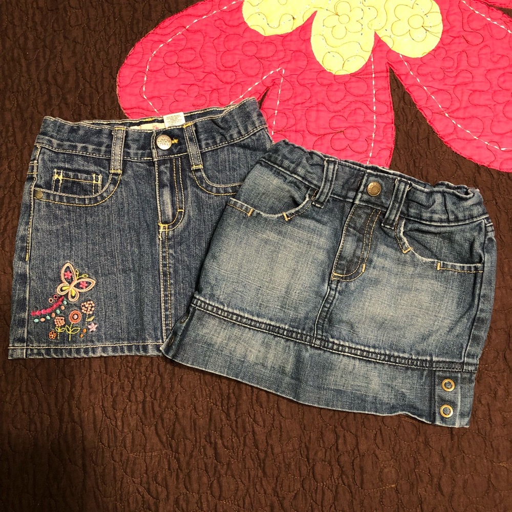 Set of two Jean Skirts
